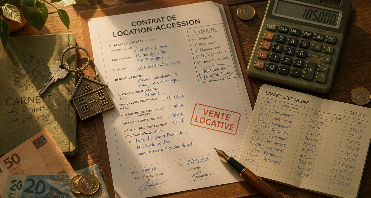 vente locative contrat location-accession et clés