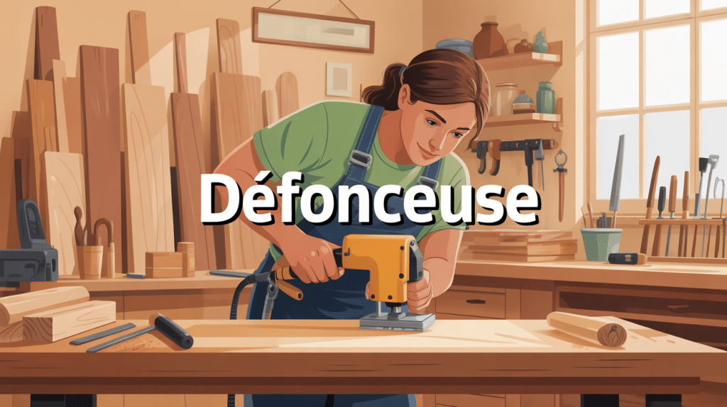 A quoi sert une défonceuse en action atelier bois