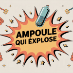ampoule explose illustration sécurité