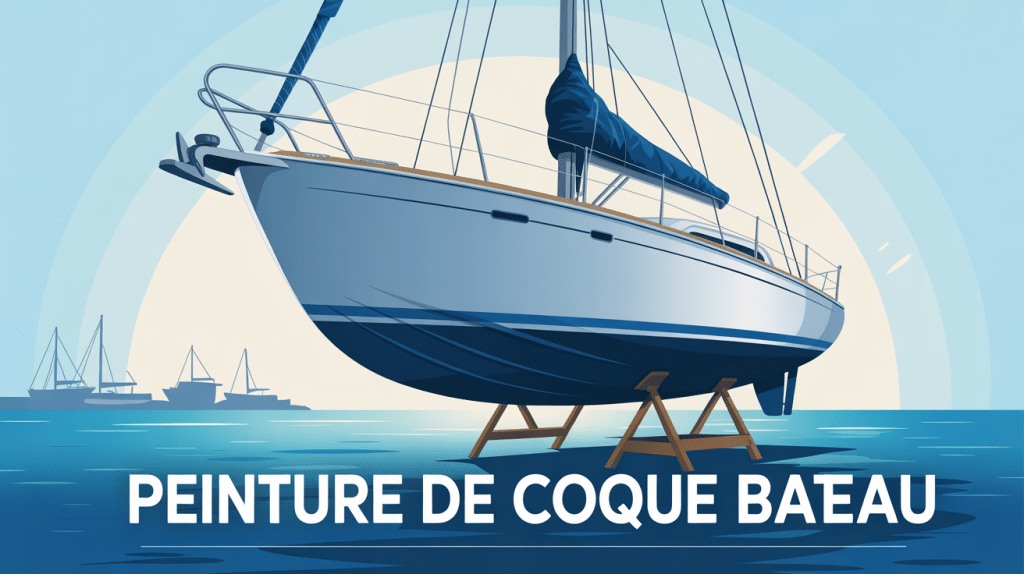 bateau peinture coque voilier brillant chantier