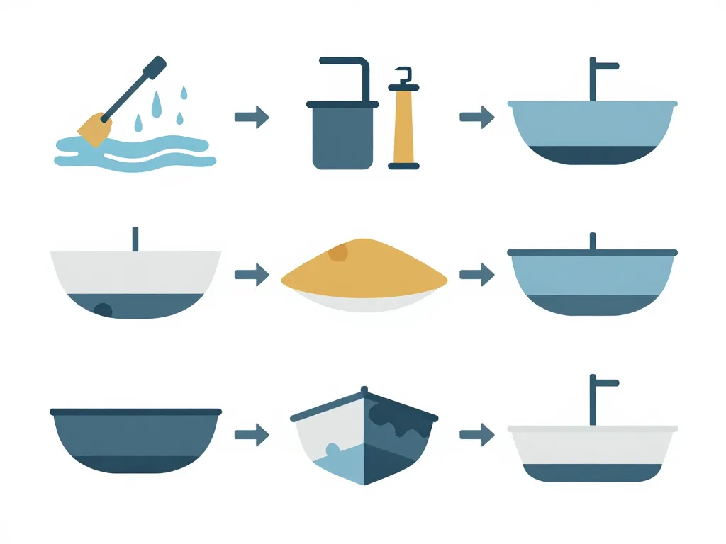 bateau peinture coque nettoyage ponçage réparation