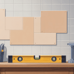 chantier colle placo et outils