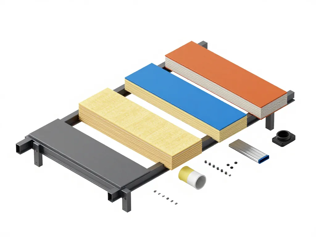 schéma étapes installation pose panneau sandwich toiture