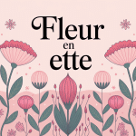 illustration fleur en ette poétique et imaginative