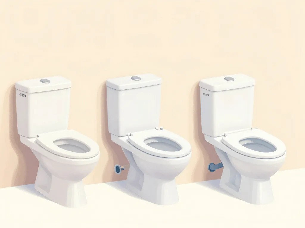 comparatif hauteur evacuation wc par type