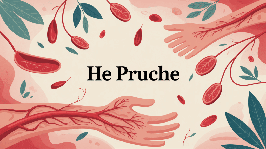 illustration he pruche circulation sanguine remède naturel