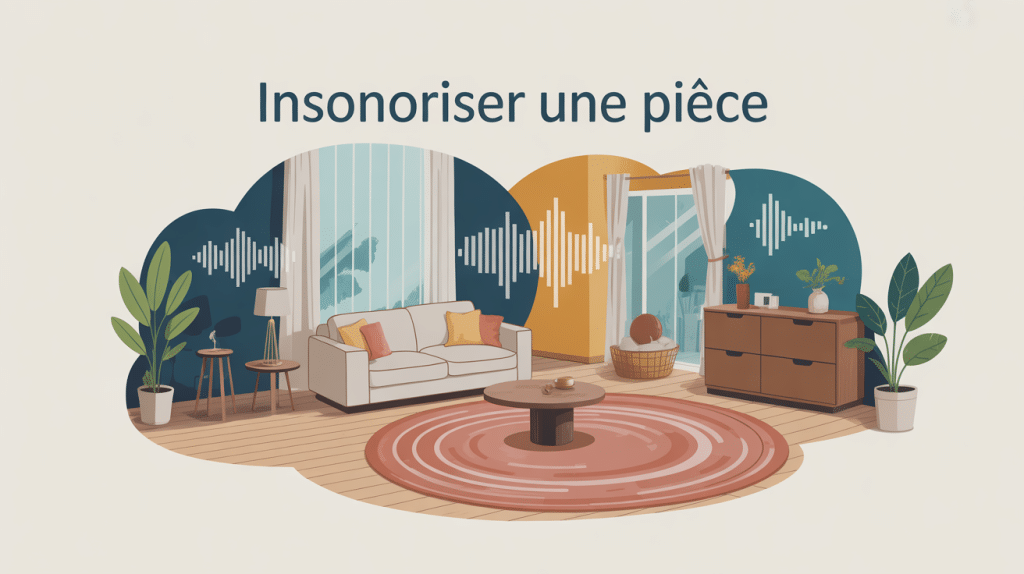 Illustration centrale insonoriser une pièce