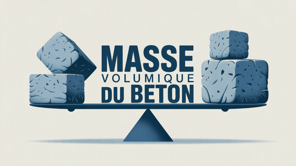 masse volumique béton illustration blocs types