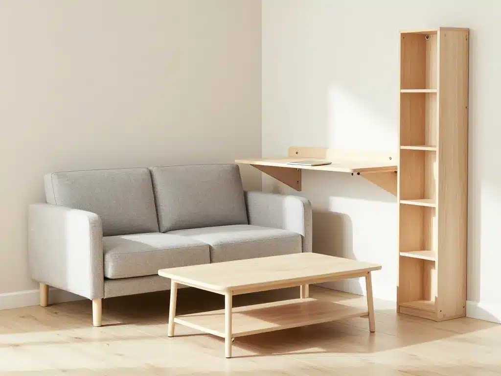 meuble pour studio multifonction gain de place design