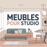 meuble pour studio organisation gain de place minimaliste