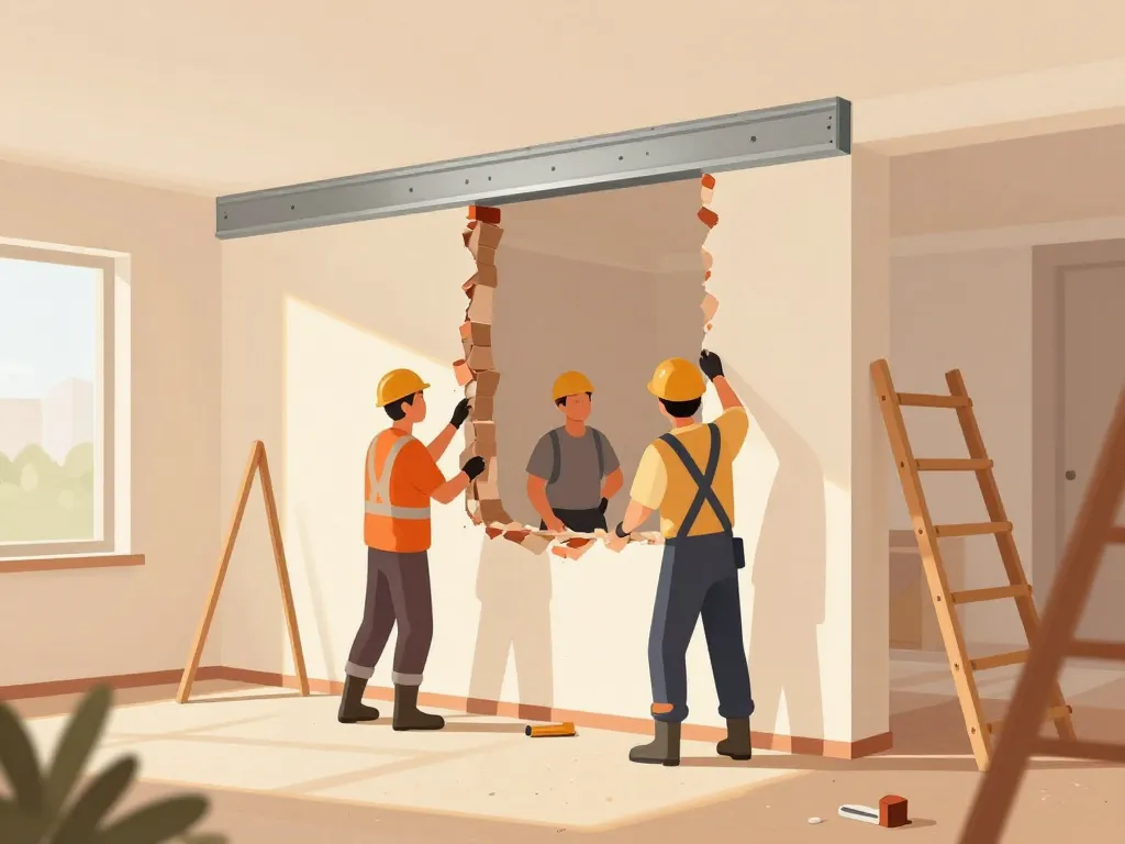 ouverture mur de refend étapes sécurisées