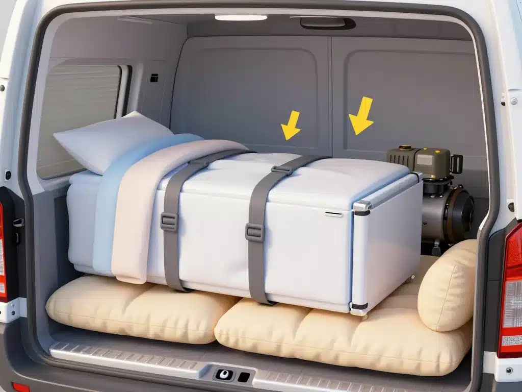 peut on transporter un frigo couché position sûre couché