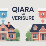 illustration alarme maison entreprise qiara vs verisure