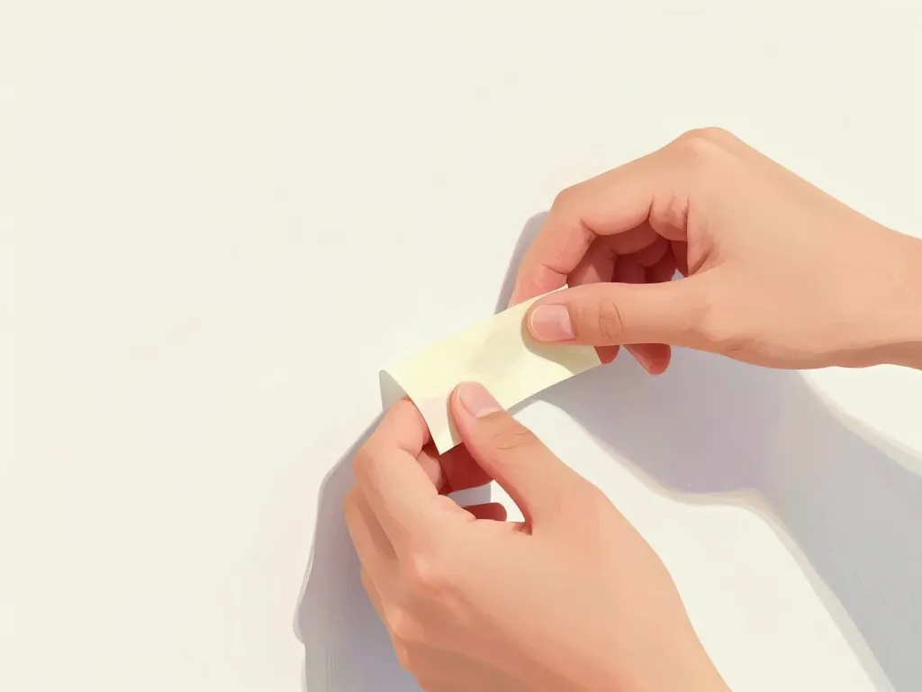 quand enlever scotch peinture geste 45 degrés