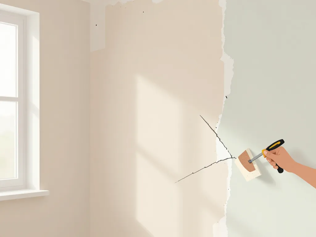 Préparation supports pour rénovation des murs intérieurs