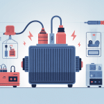 transformateur d'isolement 230v 230v en atelier laboratoire studio