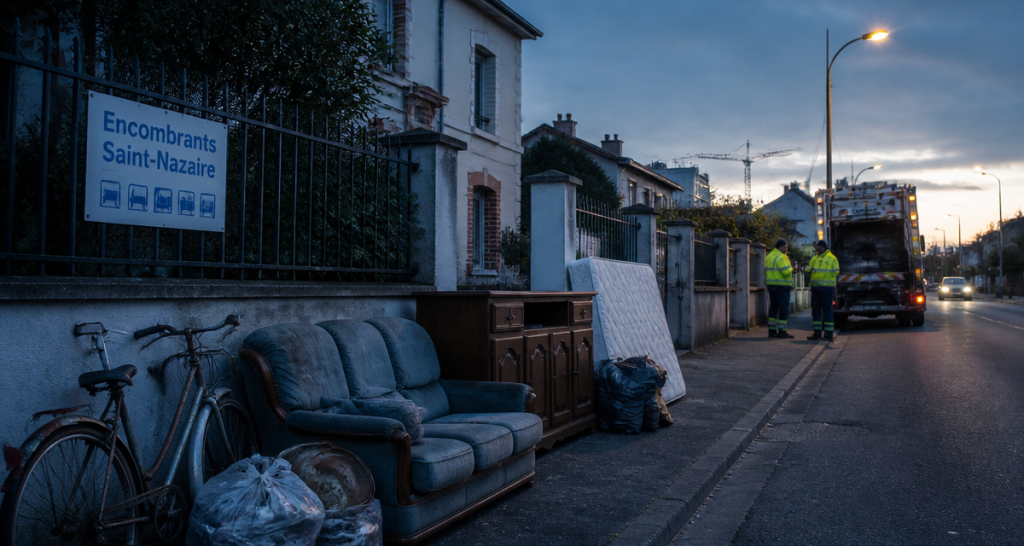 encombrants saint nazaire collecte meubles trottoir