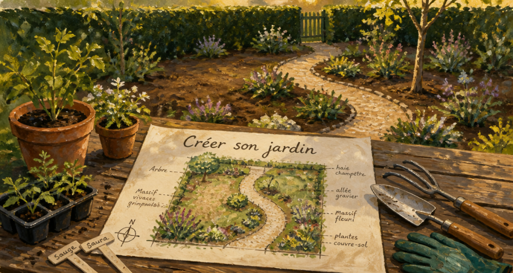 jardin comment faire plan aménagement
