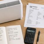 radiateur à inertie consommation sur bureau