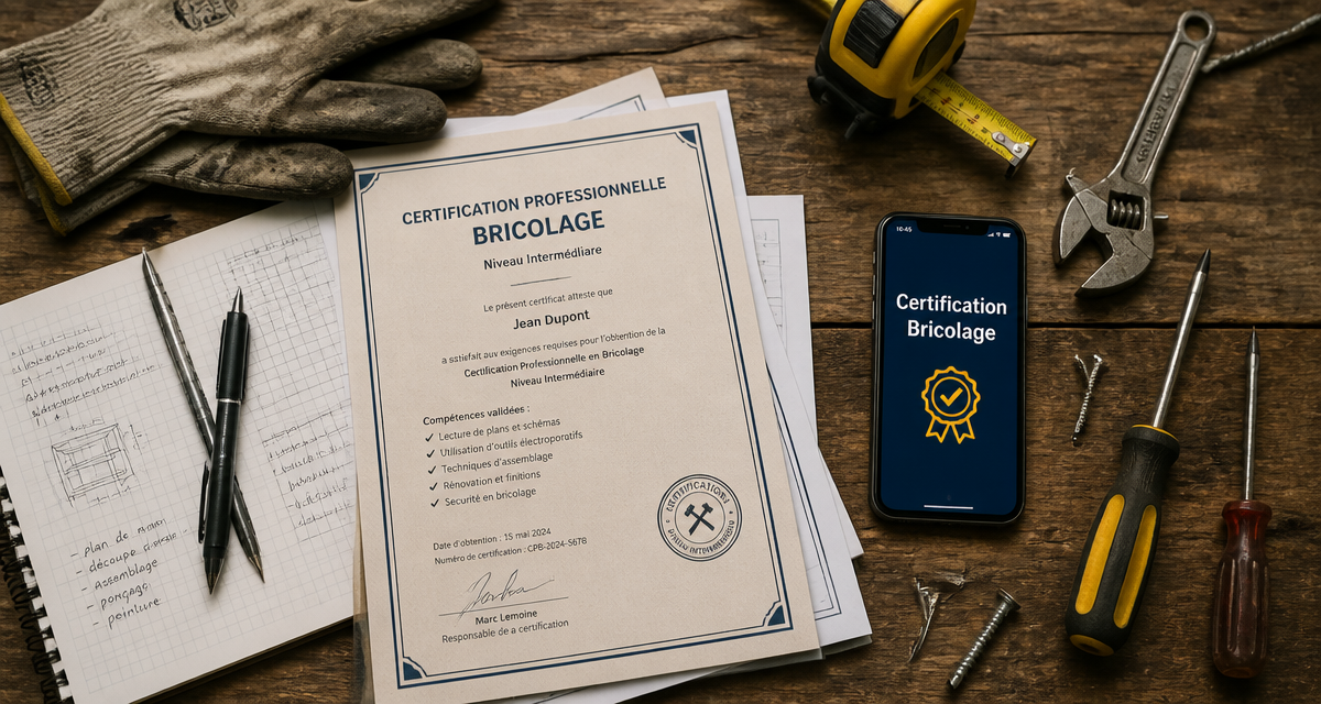 certification pro expertdubricolage gratuit outils table