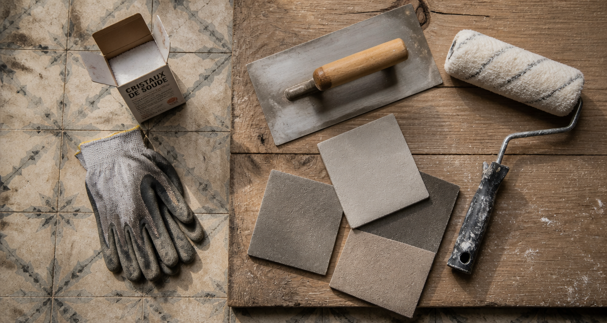 comment faire un beton cire outils et materiaux