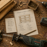 fabriquer meuble palette établi outils