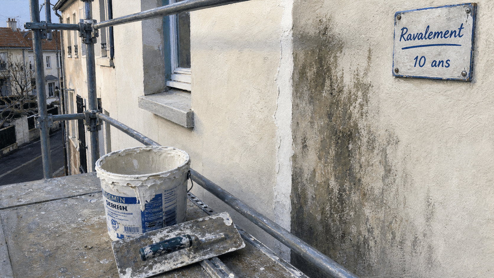 Ravalement de façade tous les combien : 10 ans en ville