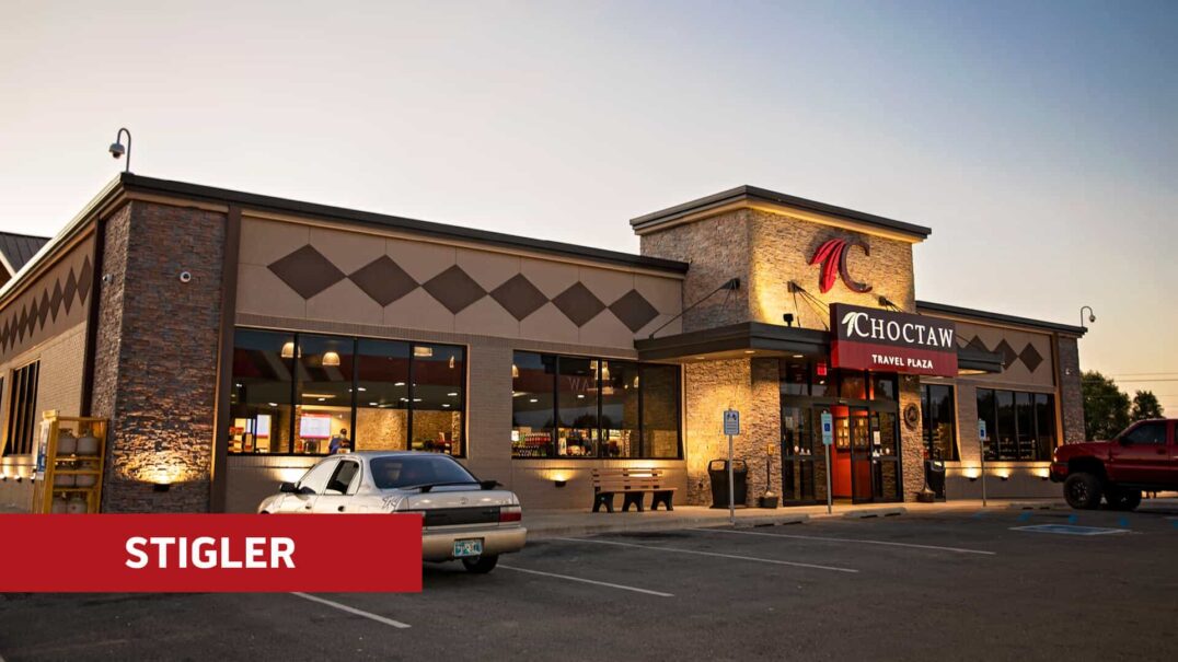 Stigler store front location.