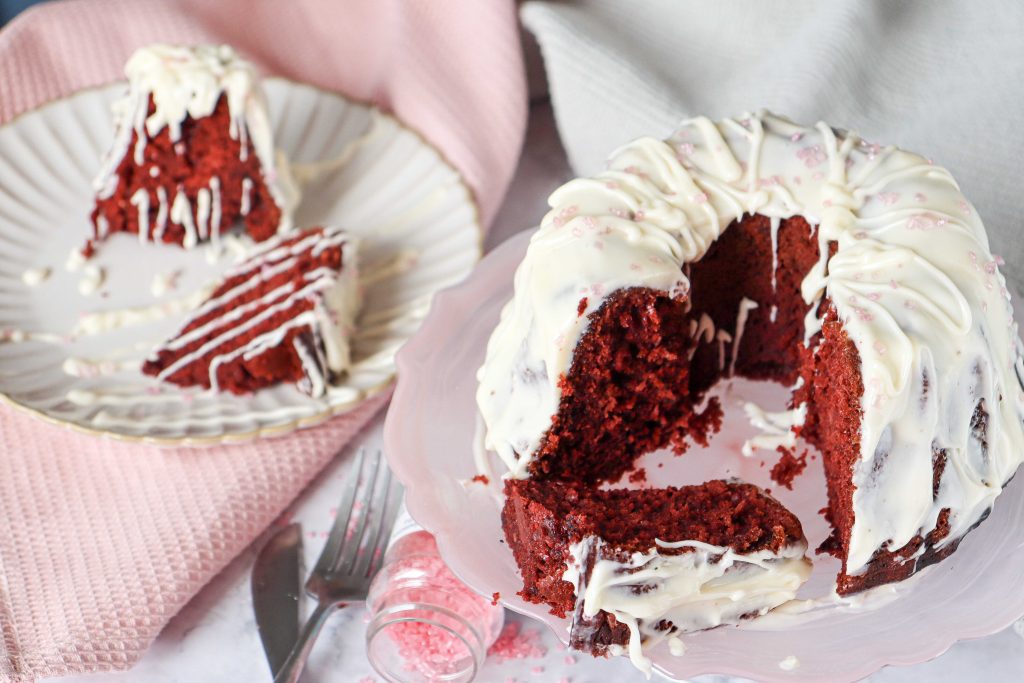Red velvet cake recipe from scratch - red velvet bundt cake