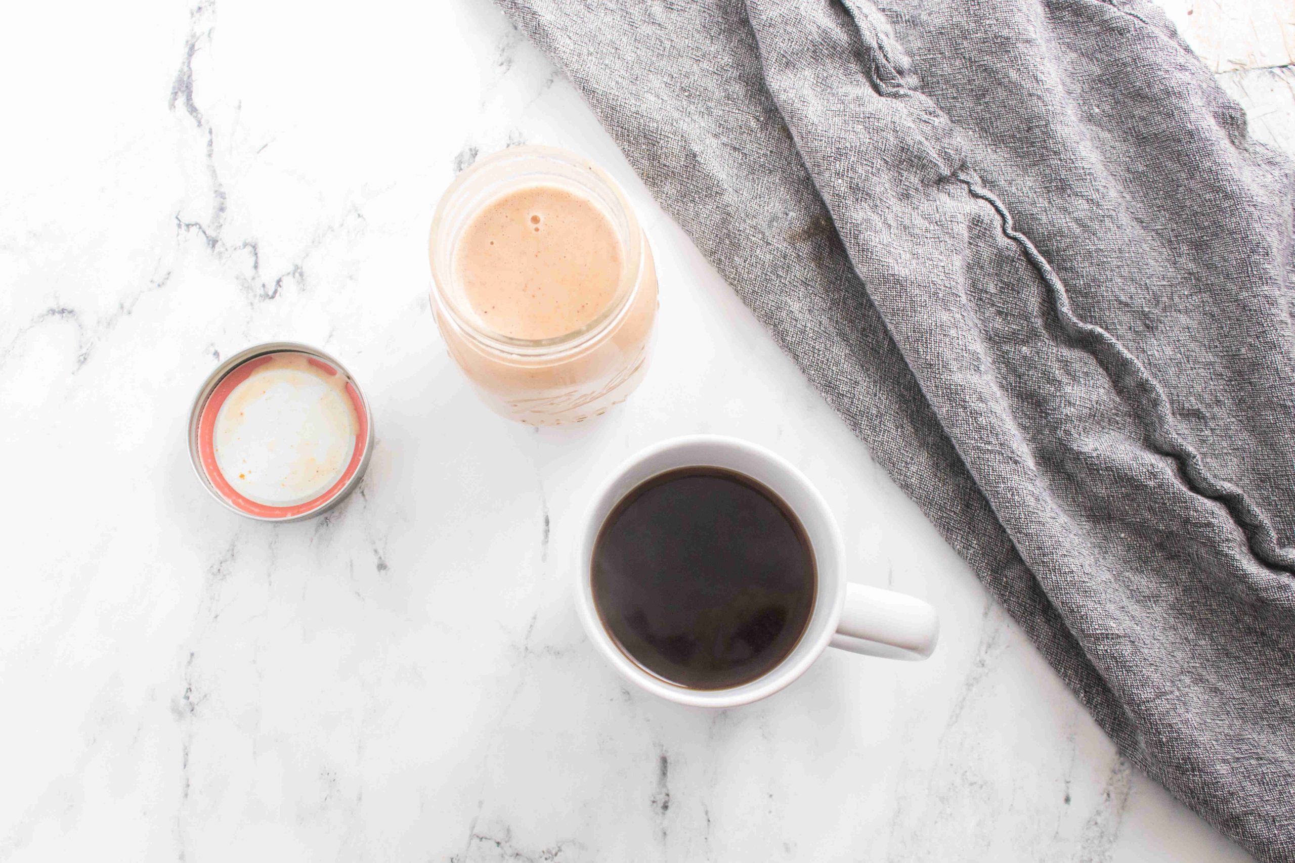 Homemade Pumpkin Spice Coffee Creamer with Sweetened Condensed Milk