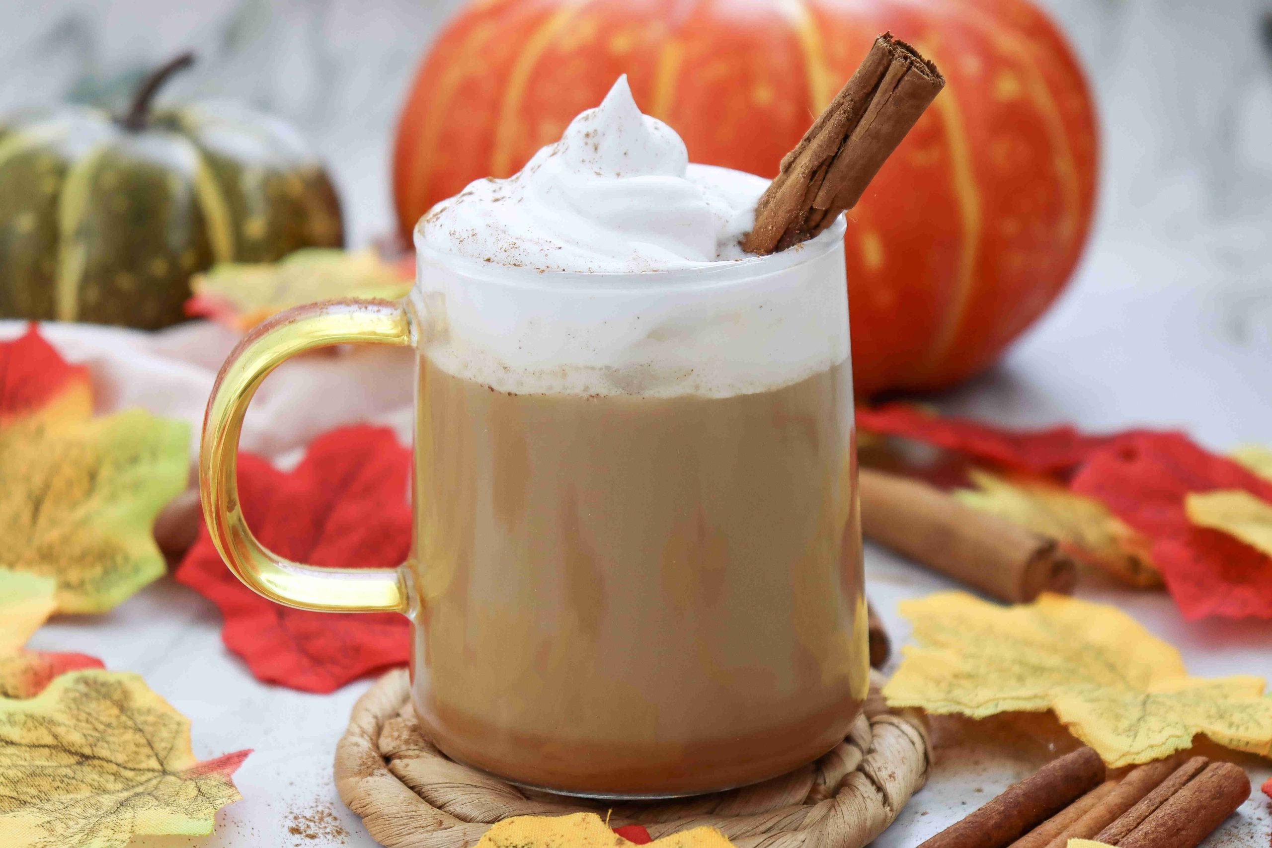 Homemade Pumpkin Spice Latte with Almond Milk – The Best Fall Themed Coffee