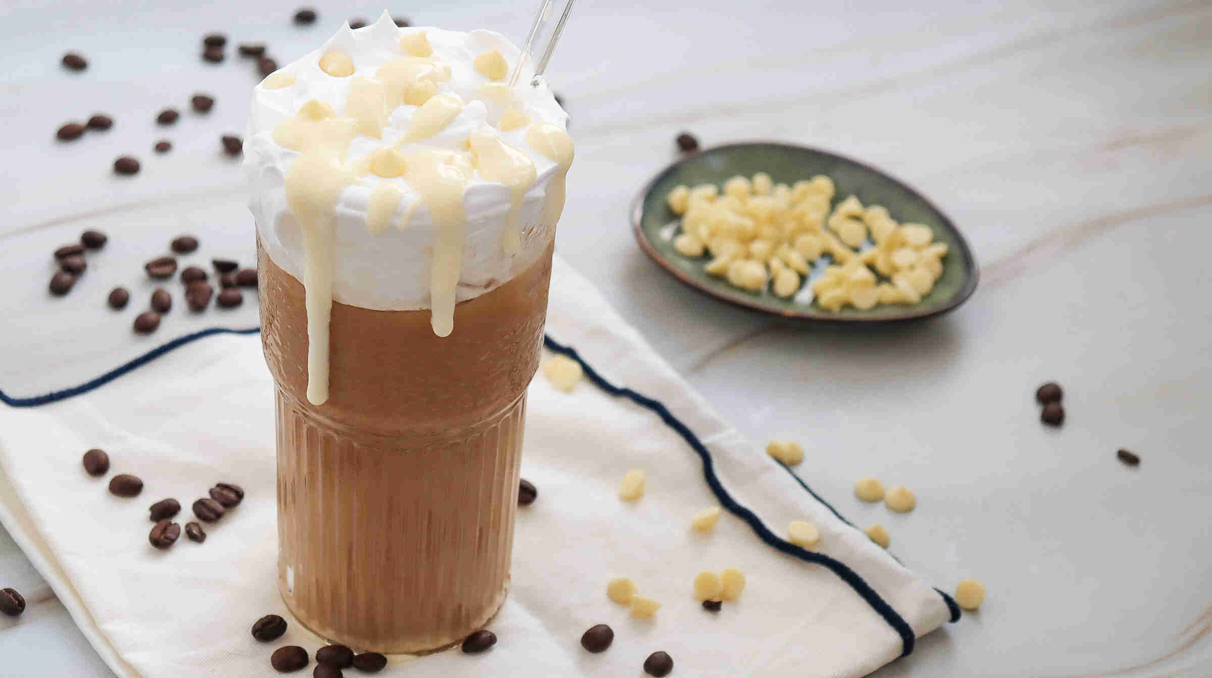 Homemade Iced White Chocolate Mocha Recipe