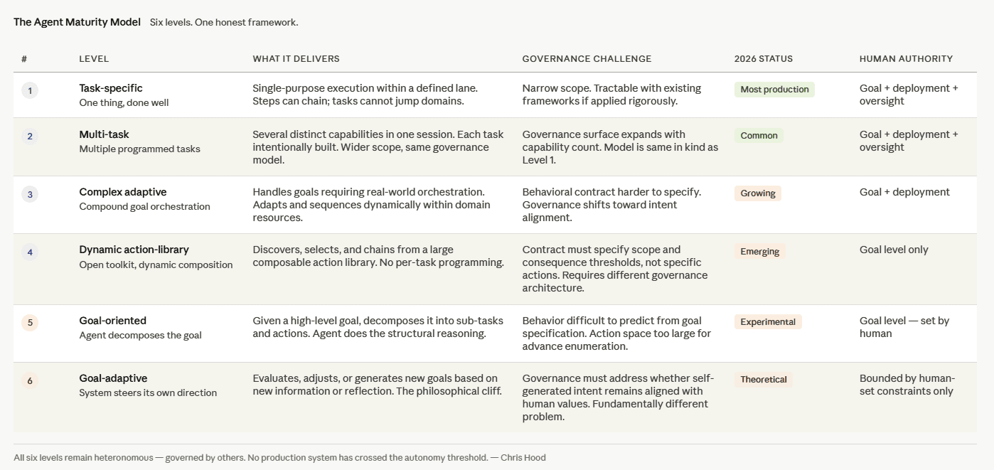 Agent Maturity Model