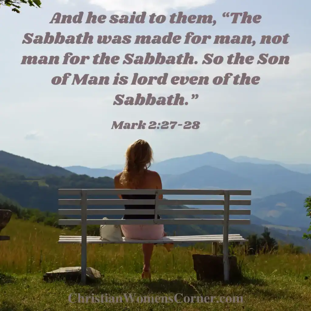 Woman sitting on a park bench looking out at the scenery Woman sitting on a park bench looking out at the scenery