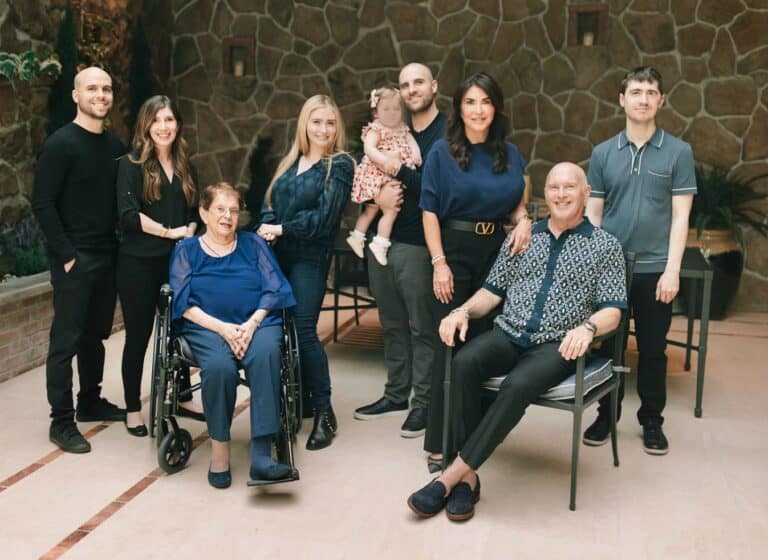 A family photo. When to share your story.
