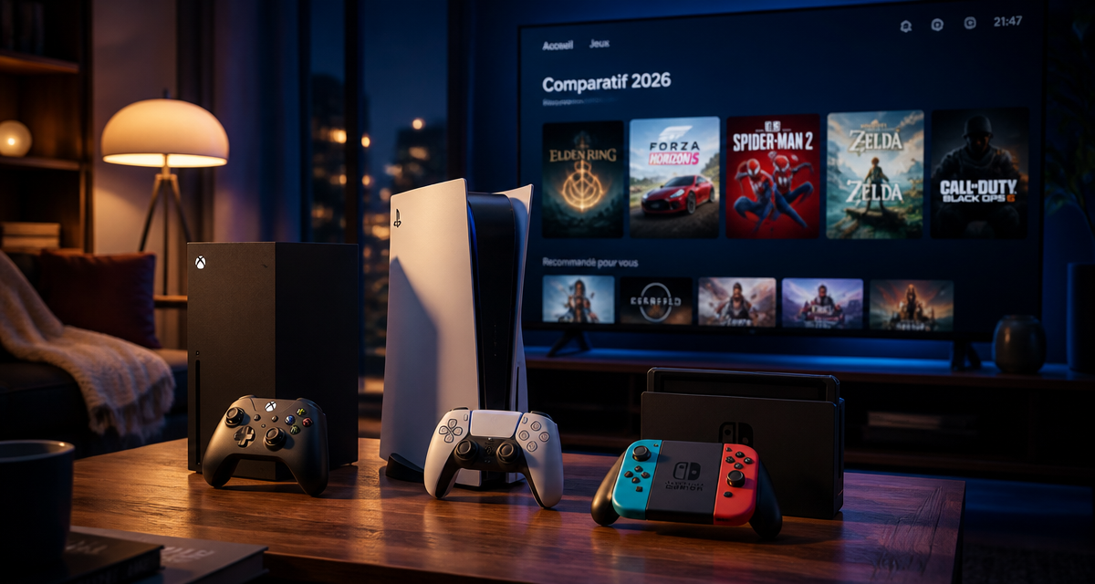 meilleur console de jeux 2026 sur table basse