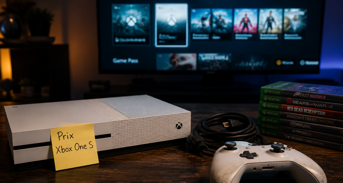 xbox one s prix console et manette