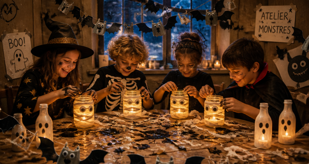 activité halloween enfants créations décorations