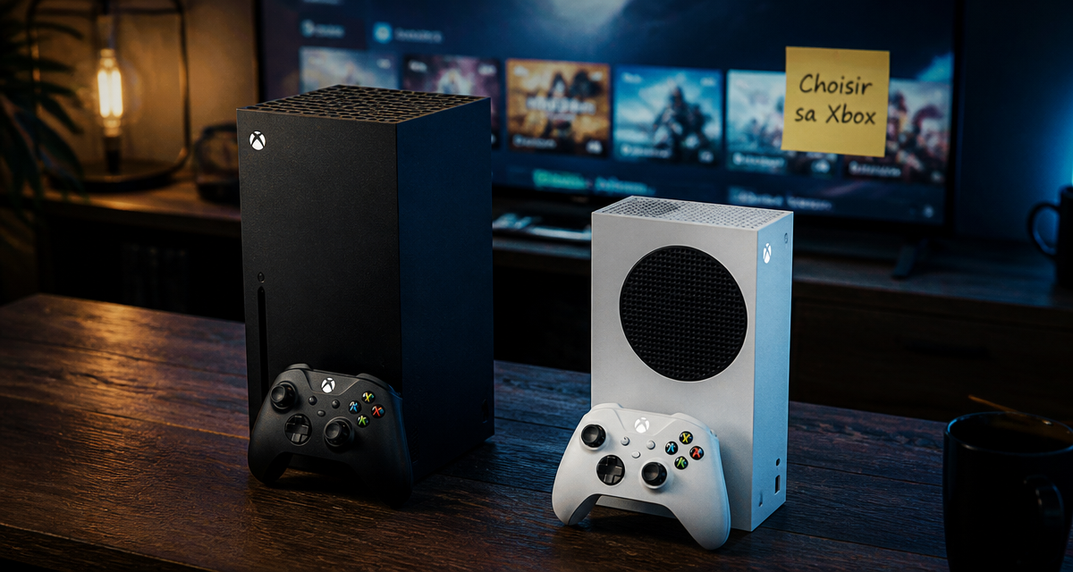 quelle xbox acheter series x ou series s sur une table