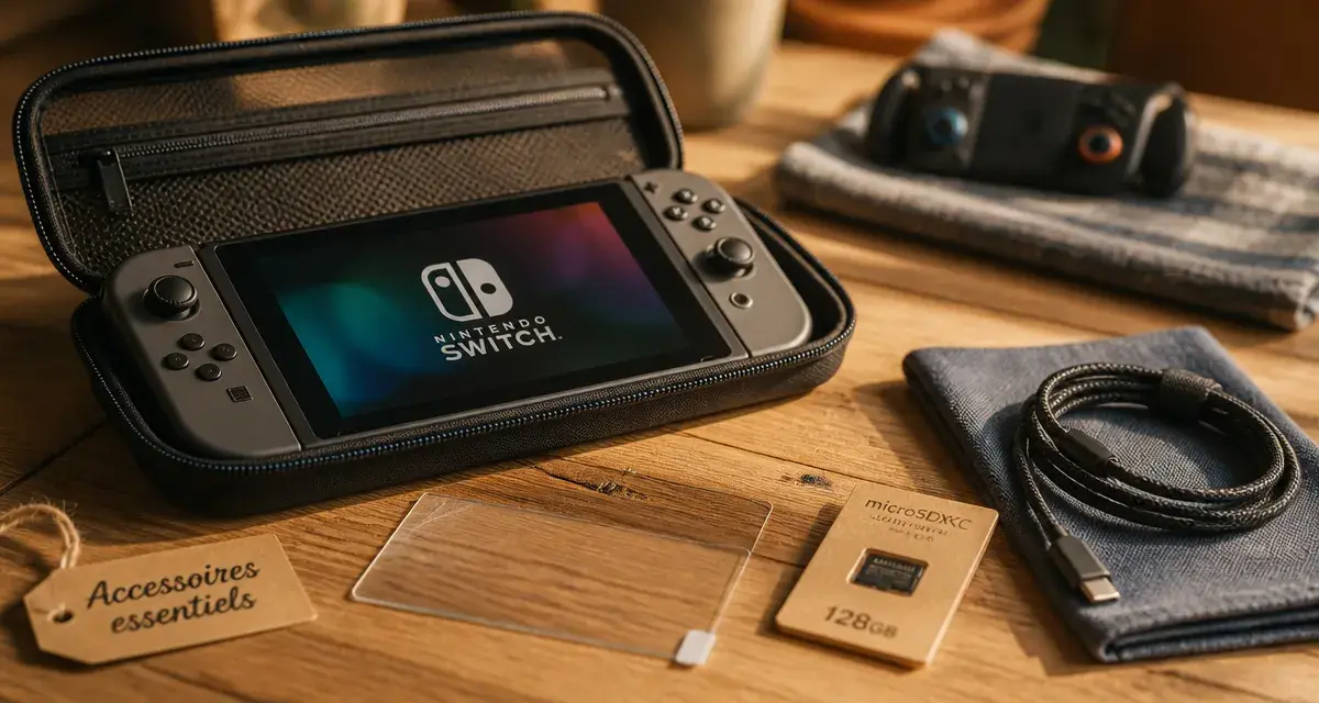 Meilleurs accessoires pour nintendo switch : protection, stockage et charge