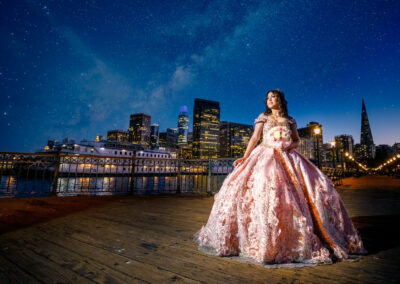 cinecrown-best-quinceanera-photography-pier-7-night-time-stars