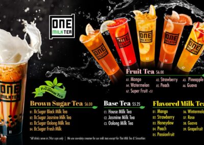 cinecrown-food-photography-boba-one-milk-tea-menu-roseville