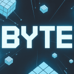 Illustration b y t e cubes binaires et circuits