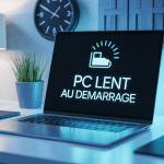 pc lent au démarrage image chargement sur ordinateur portable