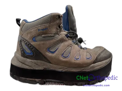 Shoe lift added to a men's Columbia boot