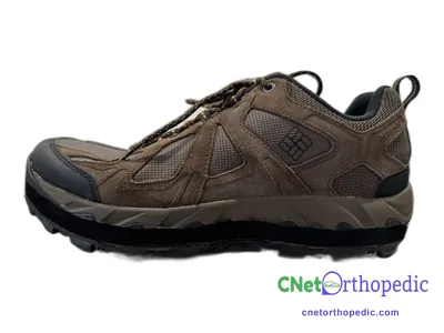 Shoe lift added to a men's Columbia sneaker