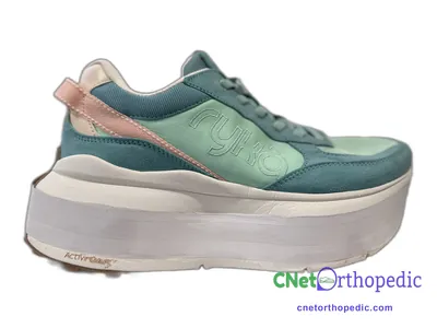 Shoe lift added to a women's Ryka Air Max sneaker