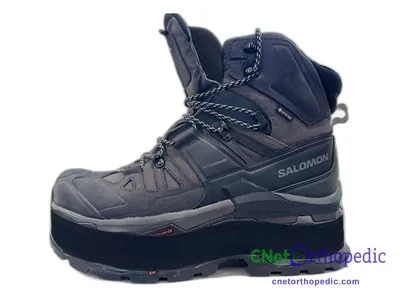 Shoe lift added to a men's Salomon boot