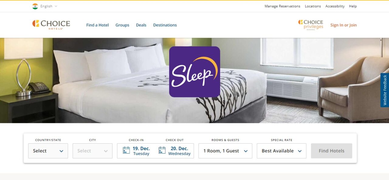 16. Sleep Inn (Best Budget & Cheap Hotel Chains In The Us)