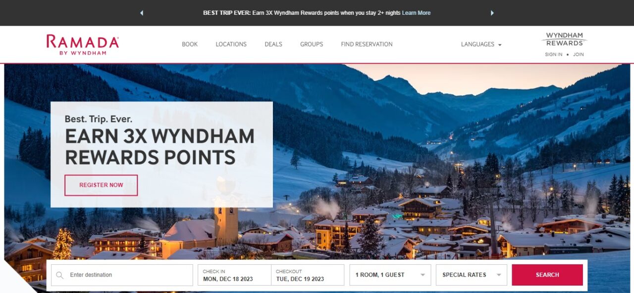 20. Ramada (Best Budget & Cheap Hotel Chains In The Us)